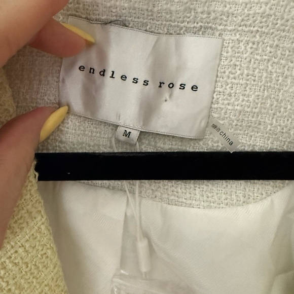 Endless Rose Pastel Tweed Blazer - Picture 2 of 6